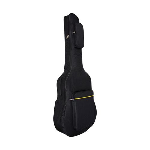Housse De Guitare Résistante À L'usure Avec Poignée, Portable, Légère, De Voyage, Noire