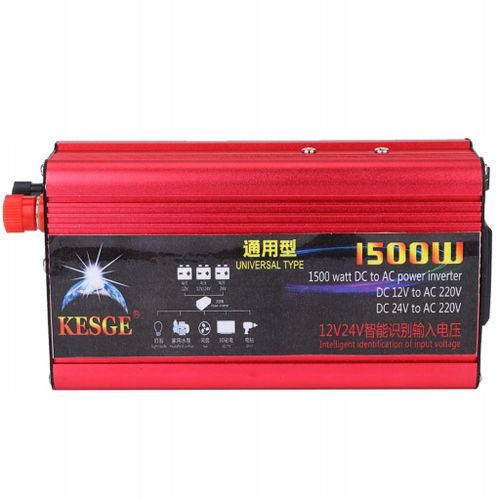 CONVERTISSEUR DE TENSION SINUSOÏDALE 12V 220V 1500W