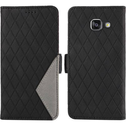 Coque Pour Samsung Galaxy A3 2016 / A310, Etui Portefeuille Flip En Cuir Premium Pour Samsung A3 2016 Avec Porte Cartes Béquille Anti-Rayures Housse Case, Noir