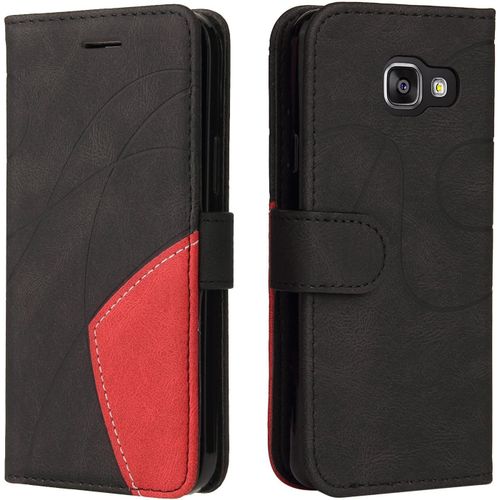 Coque Pour Samsung Galaxy A3 2016 / A310f, Etui De Téléphone À Rabat En Cuir Pu Premium, Tpu Antichoc Portefeuille Case, Protection Magnétique Et Support Pour Galaxy A3 2016, Noir
