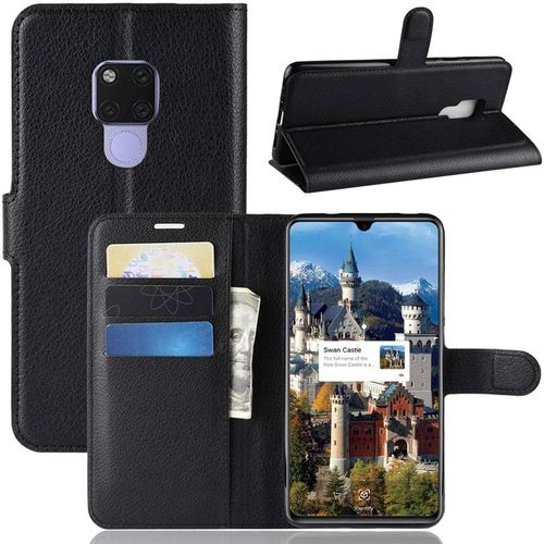 Coque Huawei Mate 20 X,Etui Huawei Mate 20 X,Anti-Rayures Coque Tpu Pochette Portefeuille Fentes Pour Cartes Fermeture Aimantée, Housse En Cuir Synthétic Fonction Stand Pour Huawei Mate 20 X