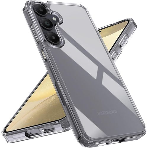 Coque Pour Samsung Galaxy S24 5g 6.2'' 2024,Anti-Rayures Dur Dos Pc Et Antichoc Bumper Tpu Etui De Protection Samsung S24, Anti-Jaunissement,Cas De Téléphone Ultra Mince Housse, Transparent