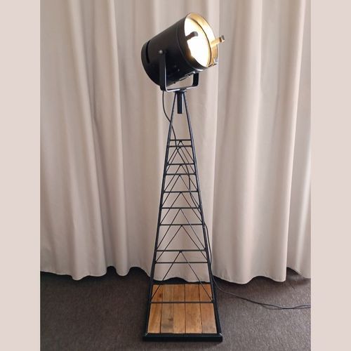 Projecteur De Théâtre - Lampe Artisanale - Vintage - Industriel