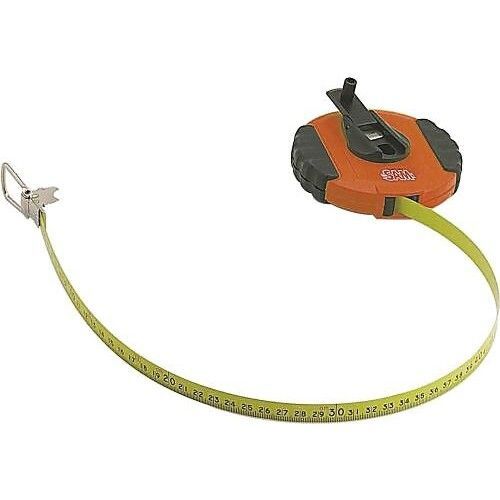 Mesure longue ruban en fibre de verre et boîtier bi-matière - longueur 20m SAM OUTILLAGE