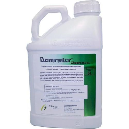 Dominator Clean 360sl-Désherbant Herbicide Professionnel Puissant Mauvaise Herbe 5lt-