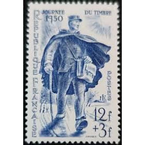 Journée Du Timbre : Facteur Rural Année 1950 N° 863 Yvert Et Tellier Luxe