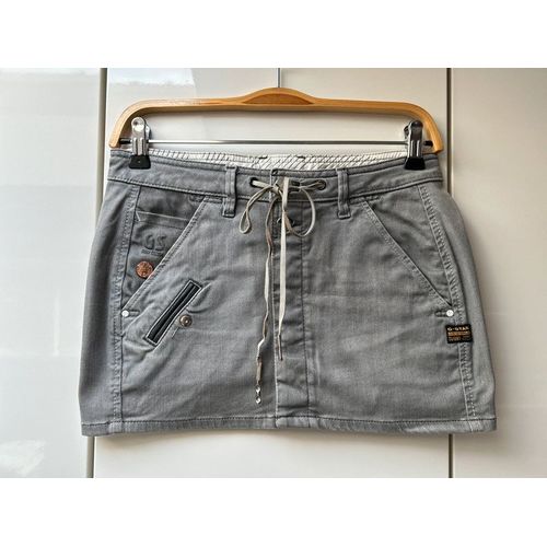 Minijupe Grise G-Star Raw Denim - Taille 26