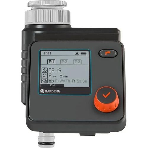 Programmateur d'arrosage Select : arrosage automatique et rapide, flexible grâce à 3 programmations, fonction arrosage manuel