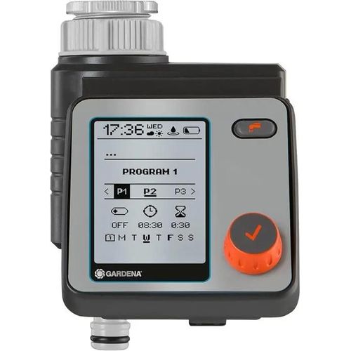 Programmateur d'arrosage Master : arrosage automatique et rapide, 6 programmations, écran LCD, fonction arrosage manuel, Safe-Stop