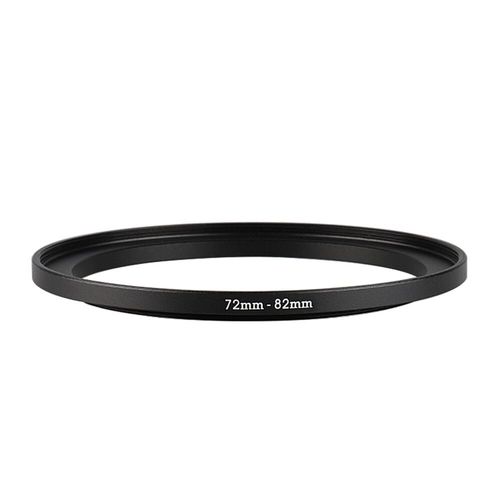 Anneau de filtre élévateur noir en aluminium,72mm-82mm 72-82mm 72 à 82,adaptateur d'objectif pour objectif d'appareil photo reflex numérique Canon Nikon Sony