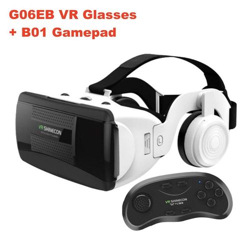 Imax Angiscreen Lunettes De Réalité Virtuelle,Film 3d,Boîte En Carton Google,Casque Vr Pour Smartphone,Support Joystick De Jeu - Type G06eb-B01 Gamepad