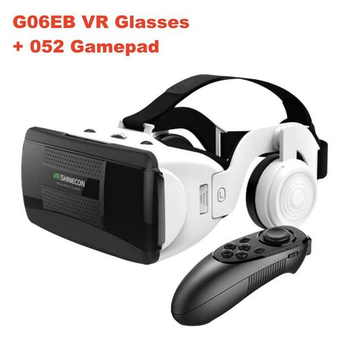 Imax Angiscreen Lunettes De Réalité Virtuelle,Film 3d,Boîte En Carton Google,Casque Vr Pour Smartphone,Support Joystick De Jeu - Type G06eb-052 Gamepad
