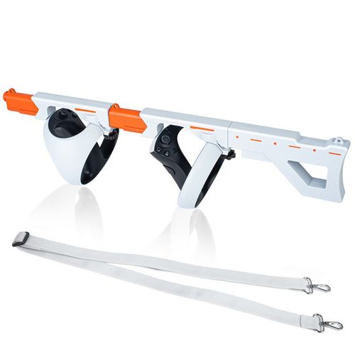 Stock De Pistolet Pour Ps Vr2 Vr,Boîtier De Contrôleur,Poignée De Pistolet,Expérience De Tir De Jeu Fps Améliorée Pour Accessoires Playstation Vr2 - Type White 2