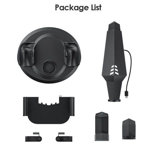 Support De Charge Vertical Pour Meta Oculus Quest 3,Support De Contrôleur,Casque Vr,Base D'affichage Pour Quest2,Accessoires S6 - Type Black #A