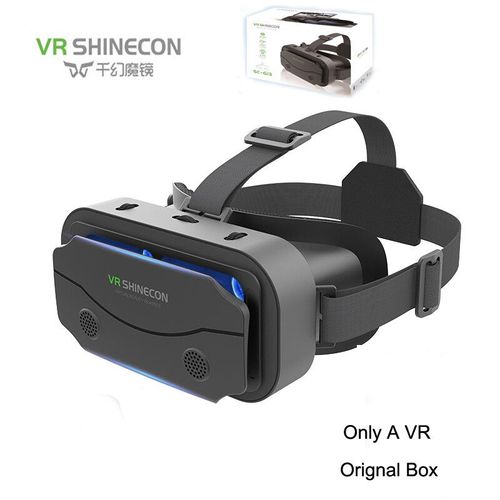 SHINECON 3D casque VR lunettes 3D lunettes de réalité virtuelle VR casque pour Google carton 5-7 'Mobile avec boîte d'origine - Type ONLY VR
