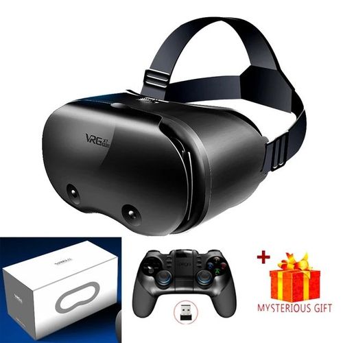 Lunettes Vr De Réalité Virtuelle 3d,Pour Iphone,Android,Smartphone,Casque De Téléphone Portable,Casque,Casque,Avec Lentilles De Contrôleur - Type With Remote C