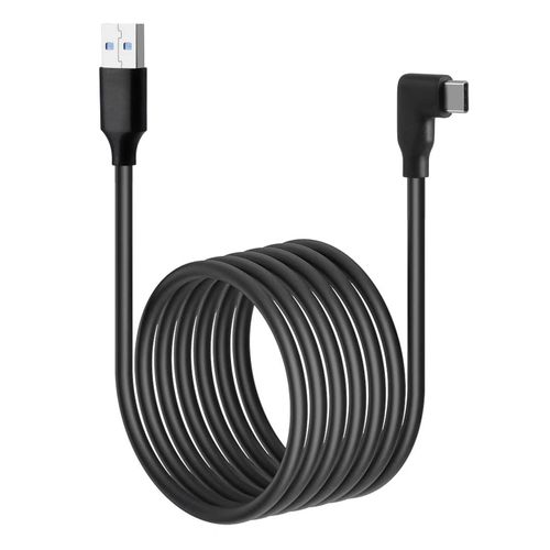 Pour Quest 2/Quest 3s/Quest 3 Câble De Liaison Usb-C ¿ Câble De Transfert Et De Charge Rapides Pour Les Jeux Vr Et La Connectivité Pc Sans Couture - Type A-C 3m