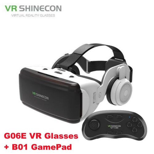 Lunettes Vr De Réalité Virtuelle Imax,Énorme Écran 3d,Boîte En Carton Google,Casque Vr Pour Téléphone De 4.5 À 6.53 Pouces,Support De Joysticks De Jeu - Type G06e Vr-B01 Gamepad #A