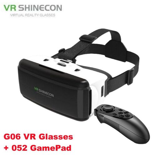 Lunettes Vr De Réalité Virtuelle Imax,Énorme Écran 3d,Boîte En Carton Google,Casque Vr Pour Téléphone De 4.5 À 6.53 Pouces,Support De Joysticks De Jeu - Type G06 Vr-052 Gamepad #A