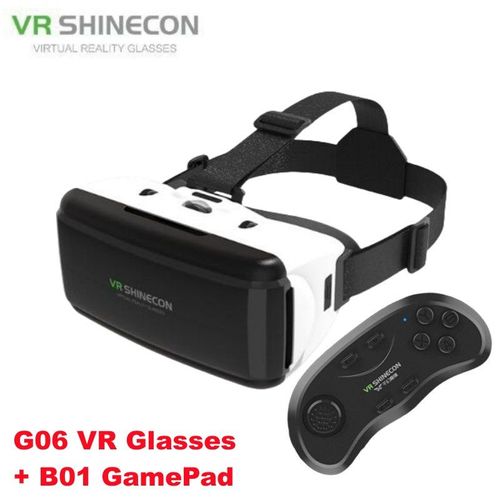 Lunettes Vr De Réalité Virtuelle Imax,Énorme Écran 3d,Boîte En Carton Google,Casque Vr Pour Téléphone De 4.5 À 6.53 Pouces,Support De Joysticks De Jeu - Type G06 Vr-B01 Gamepad #A