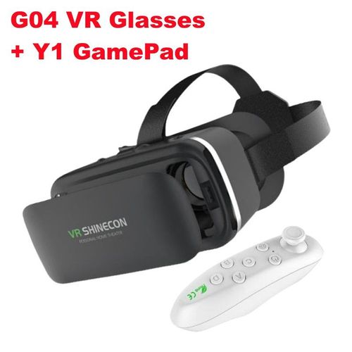 Imax-Lunettes De Réalité Virtuelle Avec Écran 3d,Avec Boîte En Carton Google,Casque Vr Pour Téléphone De 4.5 À 6.53 Pouces,Prise En Charge Du Joystick De Jeu - Type G04 Vr-Y1 Gamepad