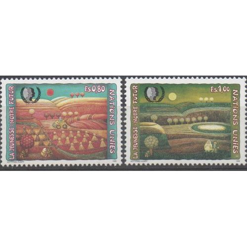 Nations Unies Timbres La Jeunesse Notre Futur
