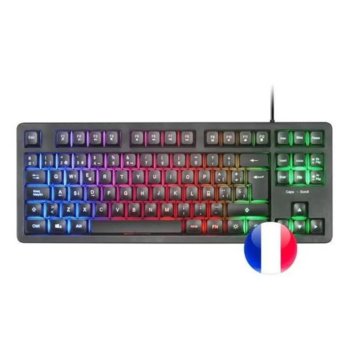 Clavier Gamer - MARS GAMING - MK023 RGB - Rétroéclairage RGB - Mécanique - AZERTY