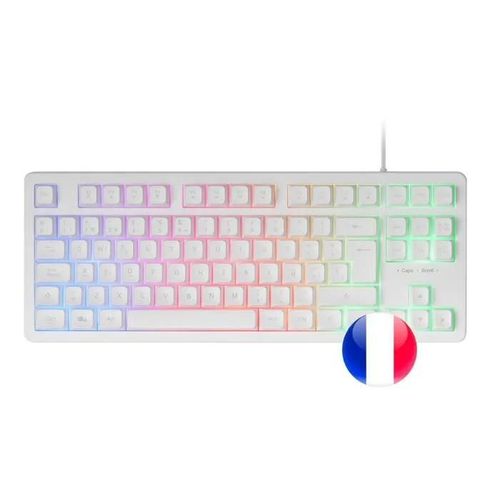 Clavier Gamer Mars Gaming Mk023 Rgb (blanc)