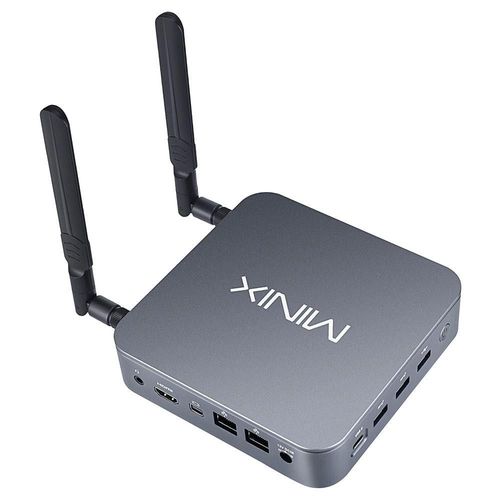 Mini PC MINIX J51-C8 Max, Intel N5105 4 coeurs - 2,90 Ghz max - Ram 8 Go - SSD 512 Go, HDMI + Mini DP + USB-C, triple écran 4K à 60 Hz, Wi-Fi 6, Bluetooth 5.2