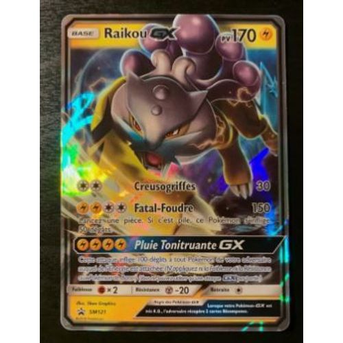 Pokémon Raikou Gx Sm121 Promo Soleil & Lune