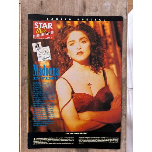 Cahier Détachable Star Magazine Madonna