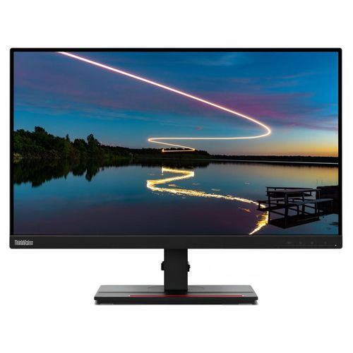 Lenovo ThinkVision T24m-20 - Écran LED - 24" (23.8" visualisable) - 1920 x 1080 Full HD (1080p) - IPS - 250 cd/m² - 1000:1 - 4 ms - HDMI, DisplayPort, USB-C - noir corbeau