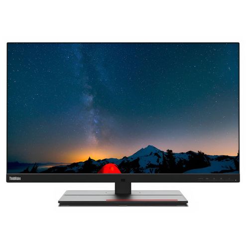 Lenovo ThinkVision P27u-20 - Écran LED - 27" - 3840 x 2160 4K @ 60 Hz - IPS - 450 cd/m² - 1000:1 - 4 ms - Thunderbolt 4, 2xHDMI, DisplayPort - haut-parleurs - noir corbeau - Campus