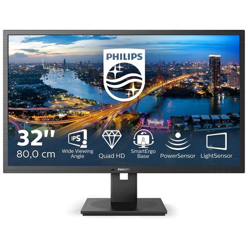 Philips B Line 325B1L - Écran LED - 32" (31.5" visualisable) - 2560 x 1440 QHD @ 75 Hz - IPS - 250 cd/m² - 1200:1 - 4 ms - 2xHDMI, DisplayPort - haut-parleurs - texture noire
