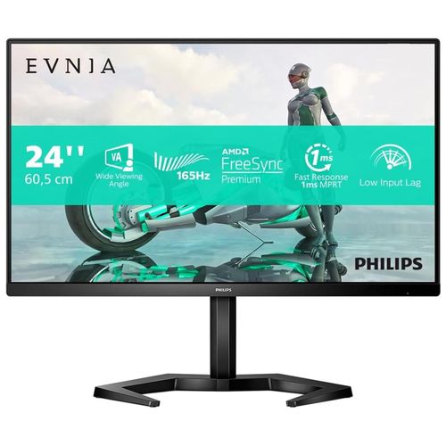 Philips Momentum 3000 24M1N3200VA - Écran LED - 24" (23.8" visualisable) - 1920 x 1080 Full HD (1080p) @ 165 Hz - VA - 350 cd/m² - 3500:1 - 1 ms - 2xHDMI, DisplayPort - haut-parleurs - noir...