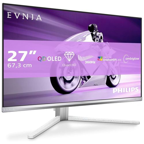 Philips Evnia 8000 27M2N8500 - Moniteur OLED - jeux - 27" (26.5" visualisable) - 2560 x 1440 QHD @ 360 Hz - 1000 cd/m² - 1500000:1 - DisplayHDR 400 True Black - 0.3 ms - 2xHDMI, DisplayPort -...