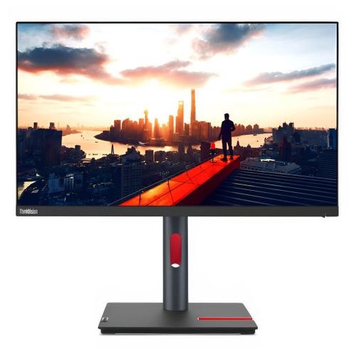Lenovo ThinkVision P24h-30 - Écran LED - 23.8" - 2560 x 1440 QHD @ 60 Hz - IPS - 300 cd/m² - 1000:1 - 4 ms - HDMI, DisplayPort, USB-C - noir corbeau - pour ThinkPad P15 Gen 2 20YQ