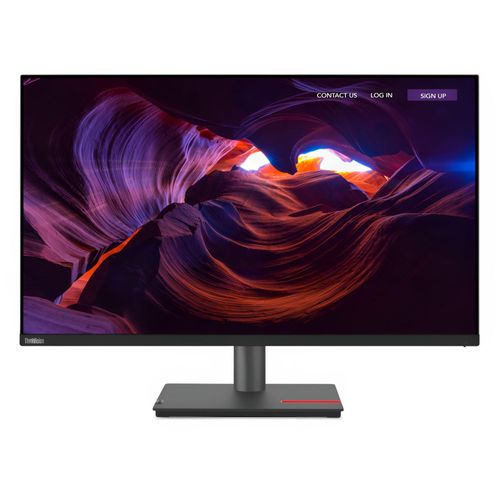 Lenovo ThinkVision P32p-30 - Écran LED - 31.5" - 3840 x 2160 4K - IPS - 350 cd/m² - 1000:1 - 4 ms - HDMI, DisplayPort, USB - noir corbeau