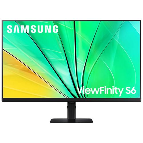 Samsung ViewFinity S6 S32D600EAU - S60UD Series - écran LED - 32" - 2560 x 1440 QHD @ 100 Hz - IPS - 350 cd/m² - 1000:1 - HDR10 - 5 ms - HDMI, DisplayPort - noir