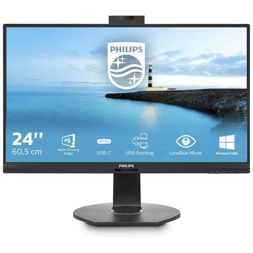 Philips B Line 241B7QUBHEB - Écran LED - 24" - 1920 x 1080 Full HD (1080p) @ 75 Hz - IPS - 250 cd/m² - 1000:1 - 5 ms - 2xHDMI, DisplayPort, USB-C - haut-parleurs - texture noire