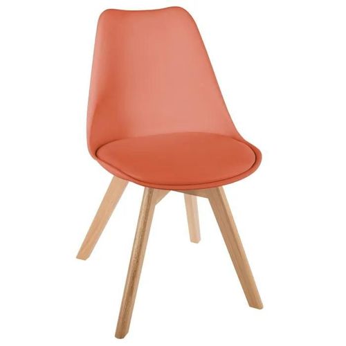 Lot De 4 Chaises Design Scandinave Baya - Terracotta