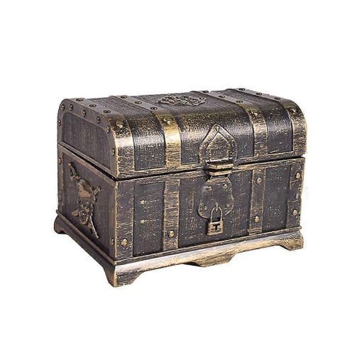 Enfants Pirate Treasure Chests Toy Box Party Favor Home Décoration Jouets Rangement