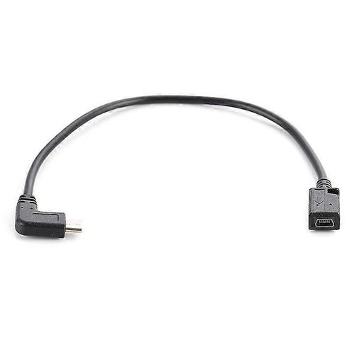 Convertisseur adaptateur mini USB femelle vers type C mâle 90 degrés USB C mâle
