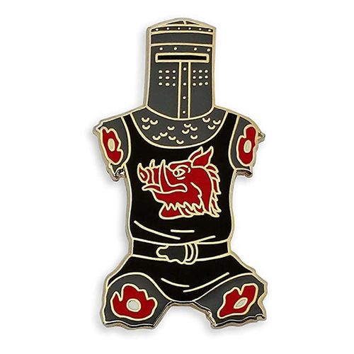 Monty-Python Black Knight Flesh Wound Émail Metal Pin Broche Chemise Revers Pin