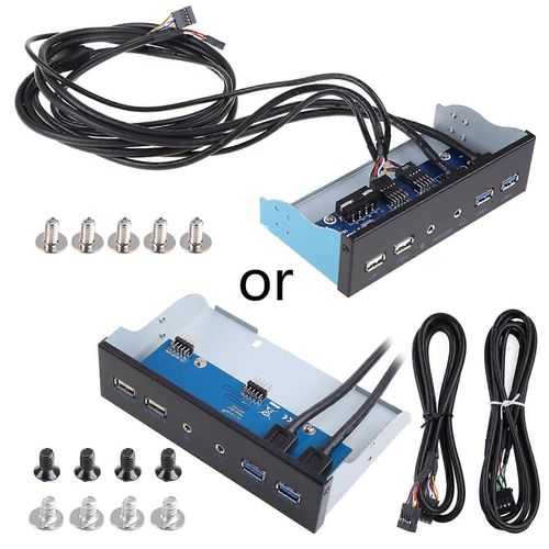 Usb3.0 Châssis avant Panneau d¿embouts de lecteur optique 2 ports USB3.0 + 2 ports USB2.0