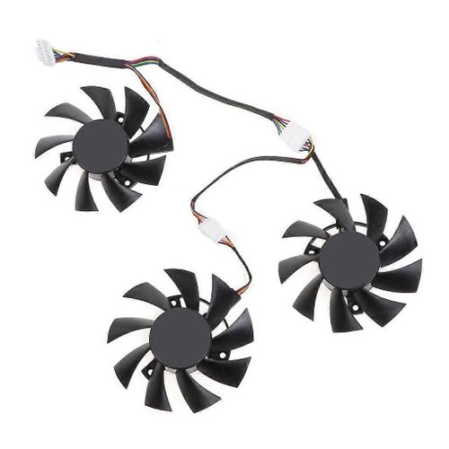 75MM T128015BU 7Pin VGA Fan Carte Graphique Ventilateur De Refroidissement Pour RX 5700 RX5700 XT