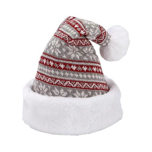 Simple Père Noël Tricot Noël Chapeau En Laine Cadeau Pour Les Couples Porter Au Jour Commun