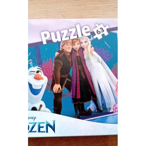 Puzzle Enfant Reine Des Neiges De 63 Pièces