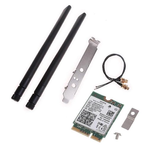 AX1675i Carte WiFi 6E tribande 802.11ax Clé sans fil NGFF M.2 E 2230 AX211NGW