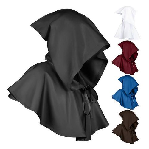 Capes Hommes Casquette Pointue Attachée Avec Sangle De Fixation Costume Accessoire Adulte